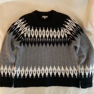 J. Crew Fair Isle Crewneck Sweater - Women Size Medium
